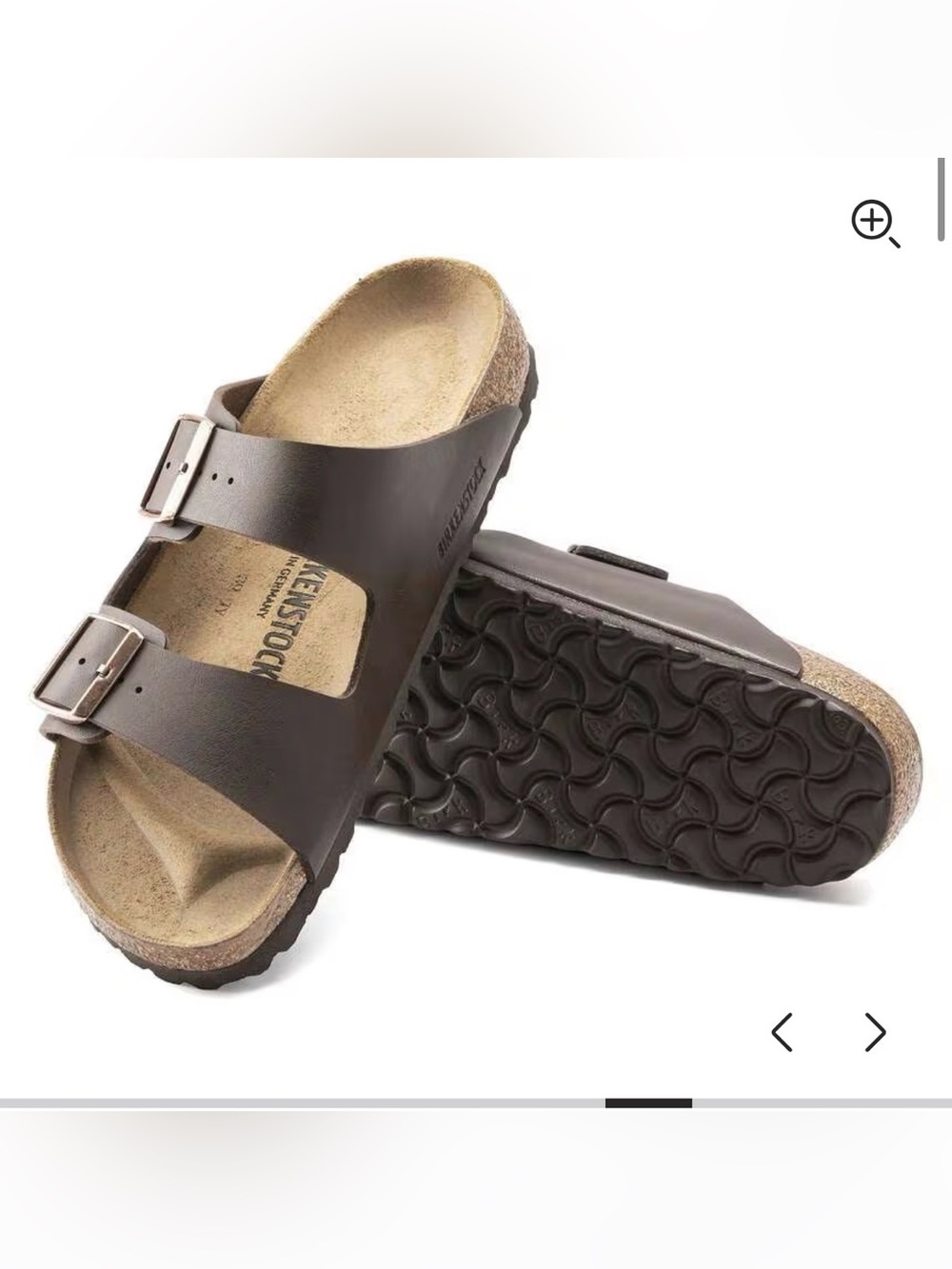 Men's Birkenstock Arizona Sandals Brown EU 42